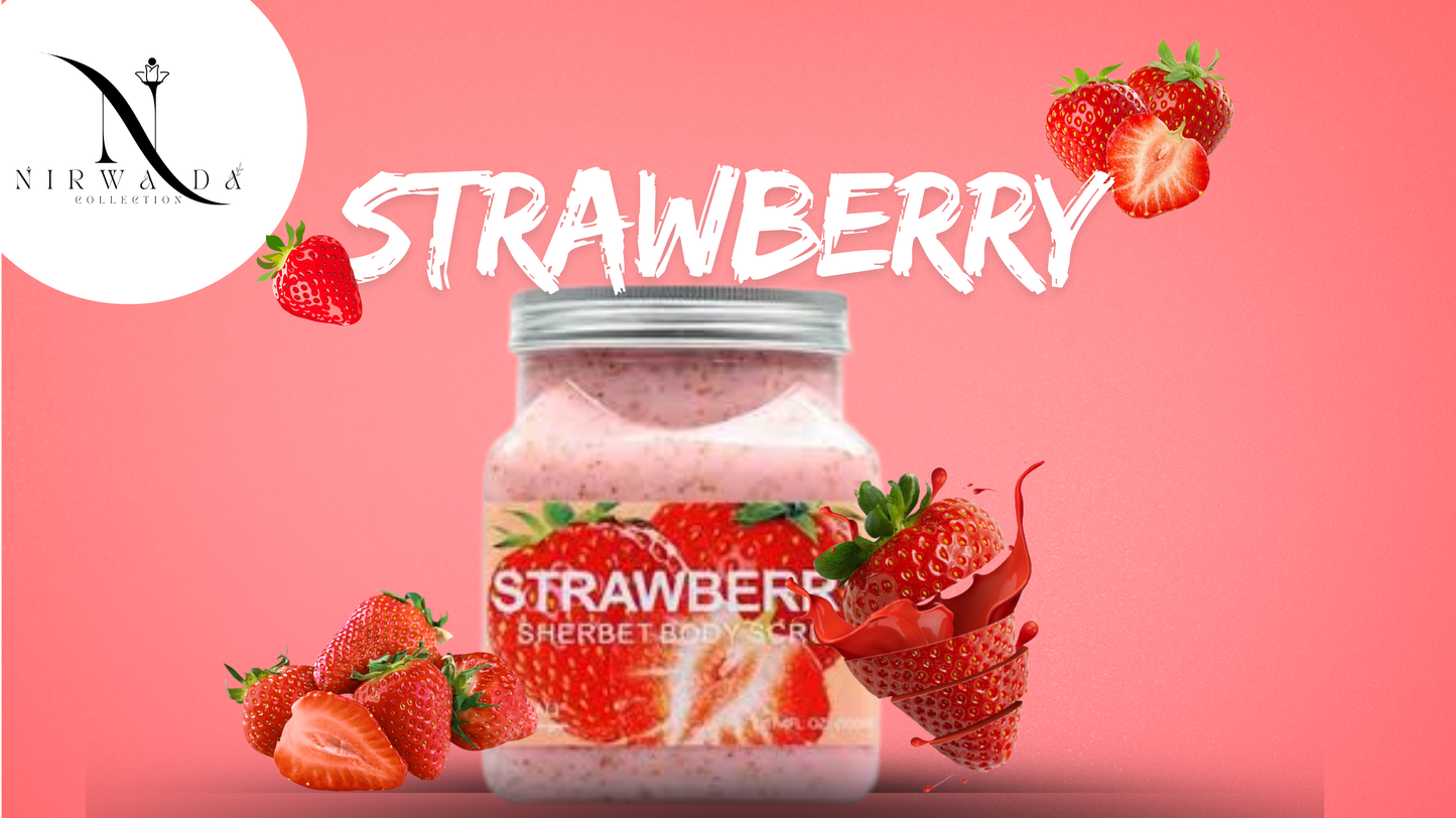 Wokali Strawberry Body Scrub