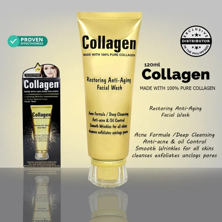 Wokali Collagen Anti-Aging And Anti-Acne Facial Face Wash 120ml
