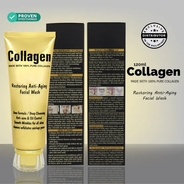 Wokali Collagen Anti-Aging And Anti-Acne Facial Face Wash 120ml