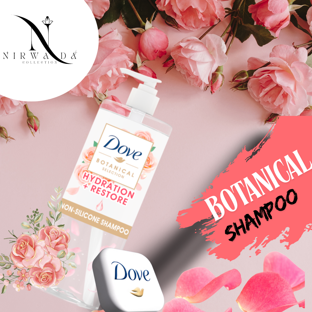 Dove Botanical Silicone Free Shampoo for Damaged Hair Restore 450ml