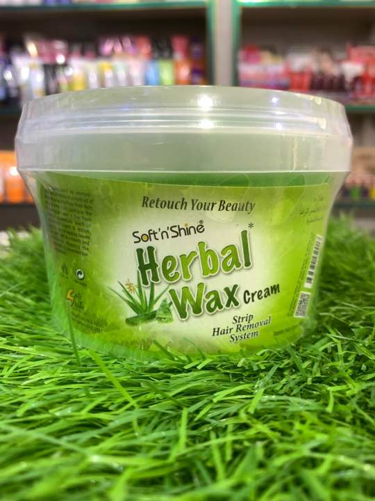 SOFT N SHINE HERBAL WAX FOR HAIR REMOVAL 450G