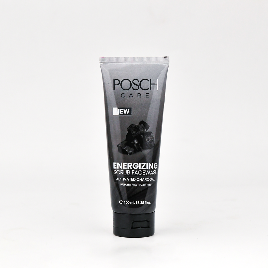 Posch Care Energizing Scrub Face Wash with Activated Charcoal