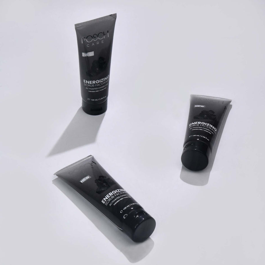 Posch Care Energizing Scrub Face Wash with Activated Charcoal