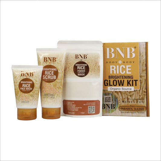 BNB Rice Extract Bright & Glow Kit 3in1